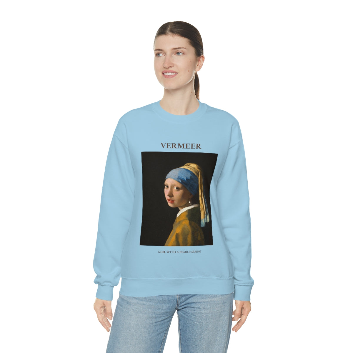 Vermeer Girl with a Pearl Earring  Sweatshirt