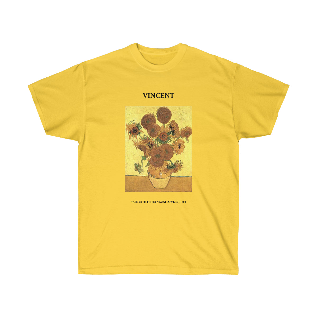 Vincent van Gogh Vase with Fifteen Sunflowers T-shirt