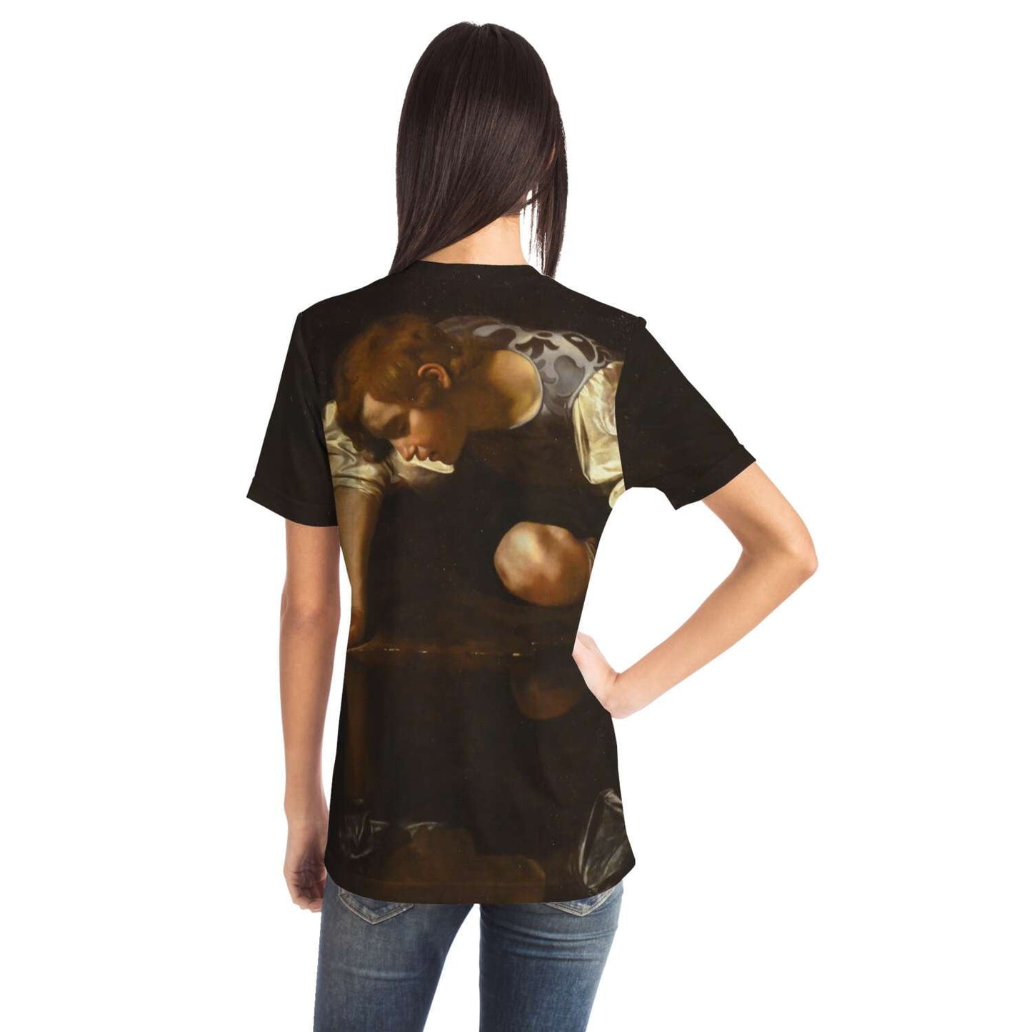 Narcissus Caravaggio t-shirt