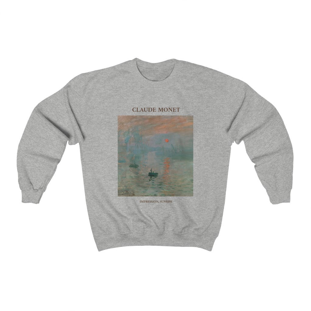 Claude Monet Impression, Sunrise Sweatshirt