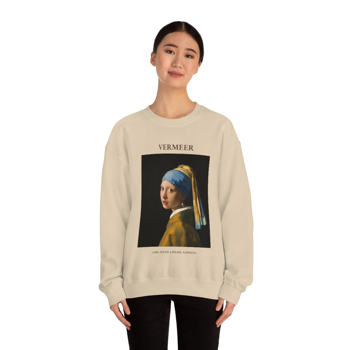 Vermeer Girl with a Pearl Earring  Sweatshirt