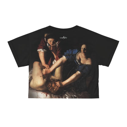 Artemisia Gentileschi Judith Slaying Holofernes Crop Top