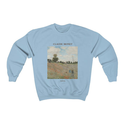 Claude Monet Wild Poppies Sweatshirt