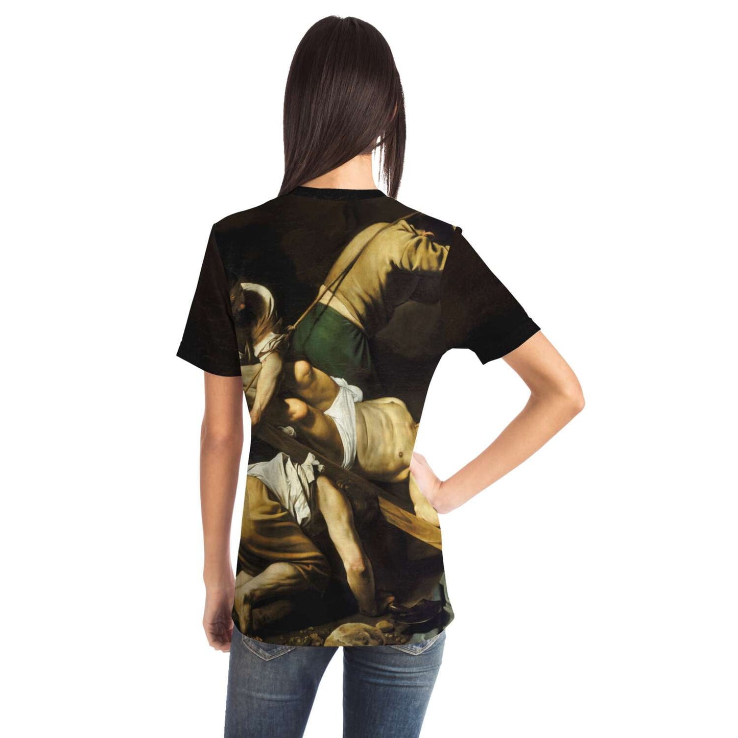 Crucifixion of St. Peter CARAVAGGIO t-shirt