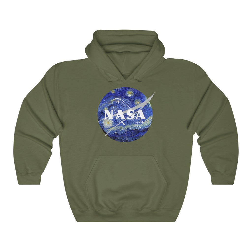 Nasa Starry Night Hooded Sweatshirt