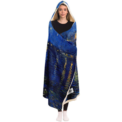 Van Gogh Starry Night Hooded Blanket