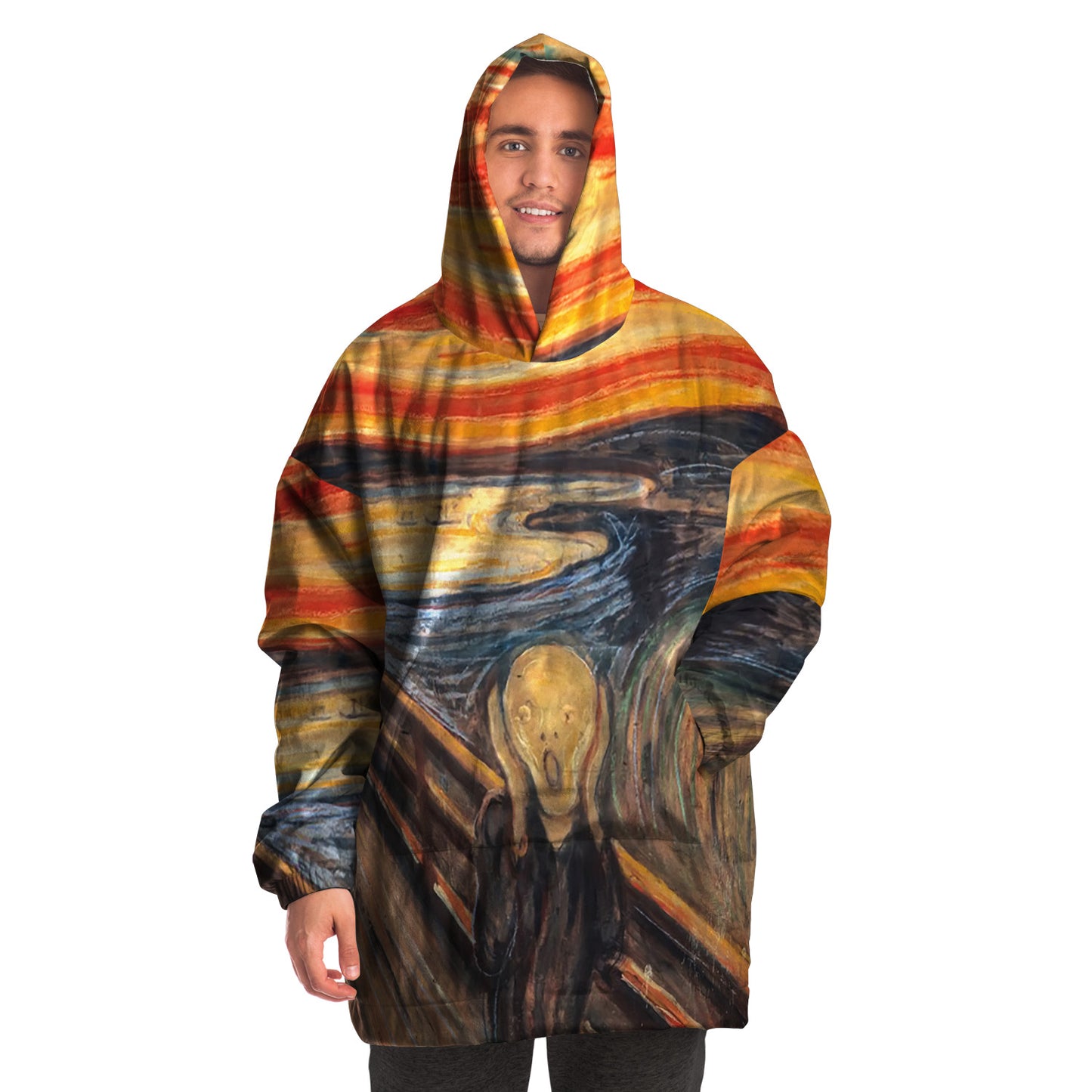 the scream Munch Snug Hoodie