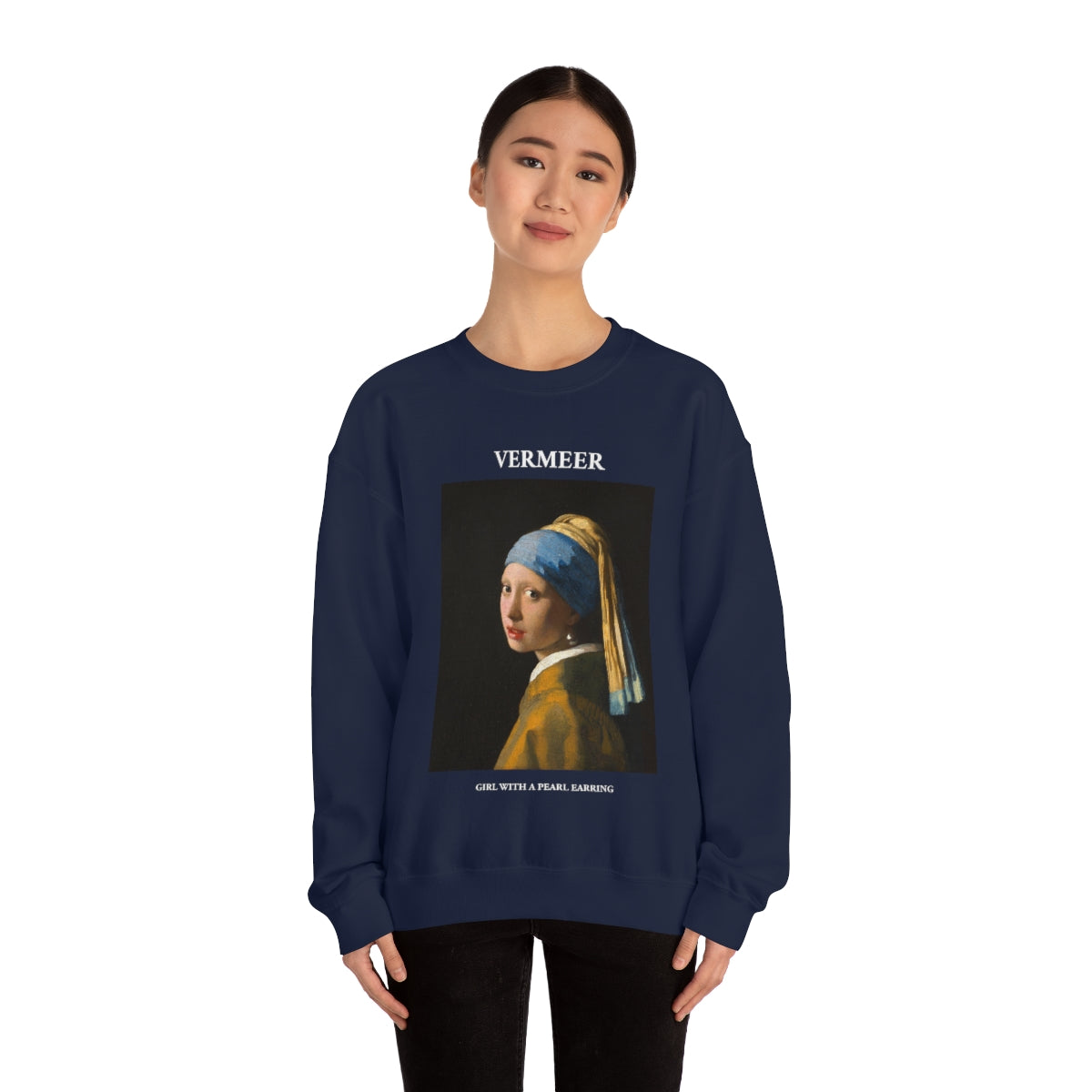 Vermeer Girl with a Pearl Earring  Sweatshirt