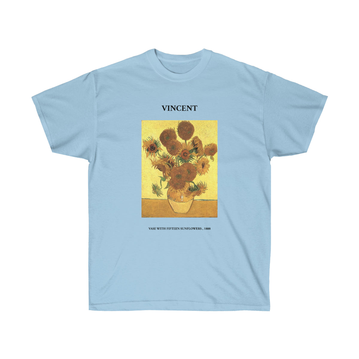 Vincent van Gogh Vase with Fifteen Sunflowers T-shirt