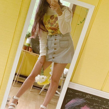 Vincent van Gogh Vase with Fifteen Sunflowers Sweatshirt