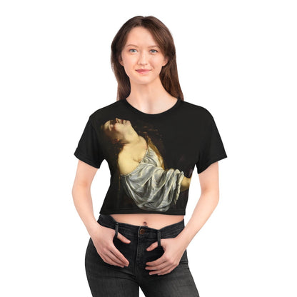 Artemisia Gentileschi Mary Magdalene in Ecstasy Crop Top