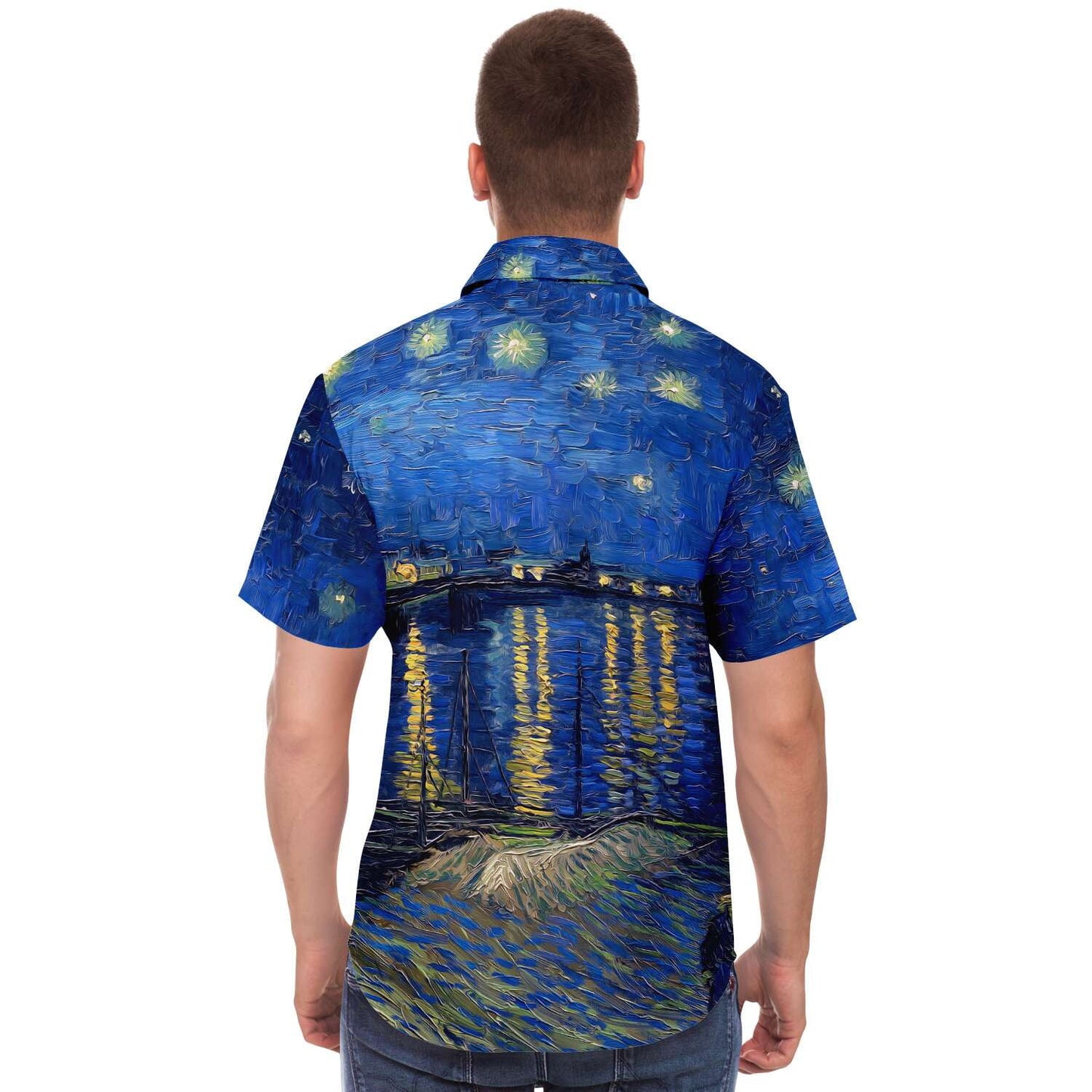 Starry Night Over The Rhone Buttoned Shirt