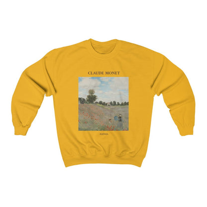 Claude Monet Wild Poppies Sweatshirt