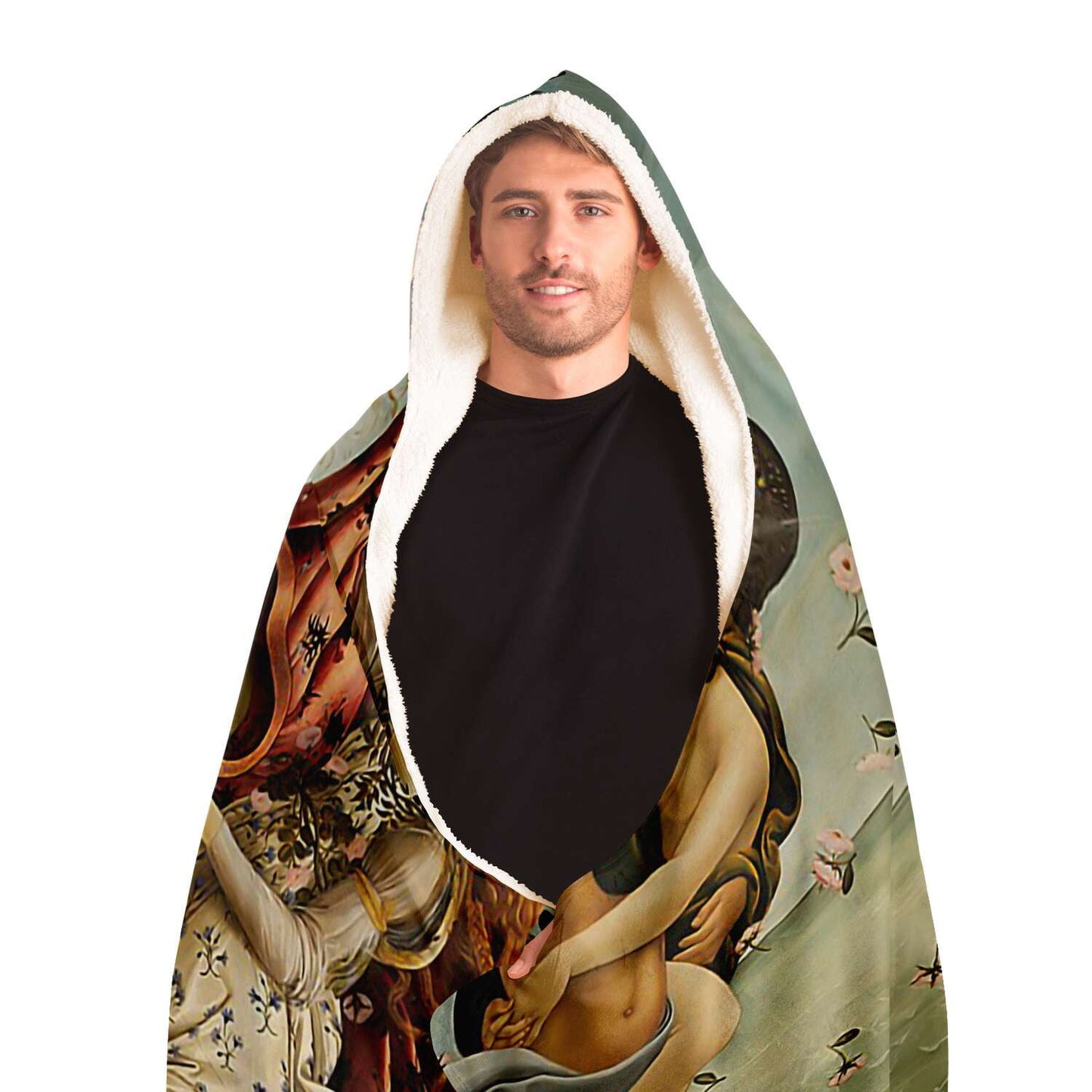 Botticelli The birth of venus Hooded Blanket