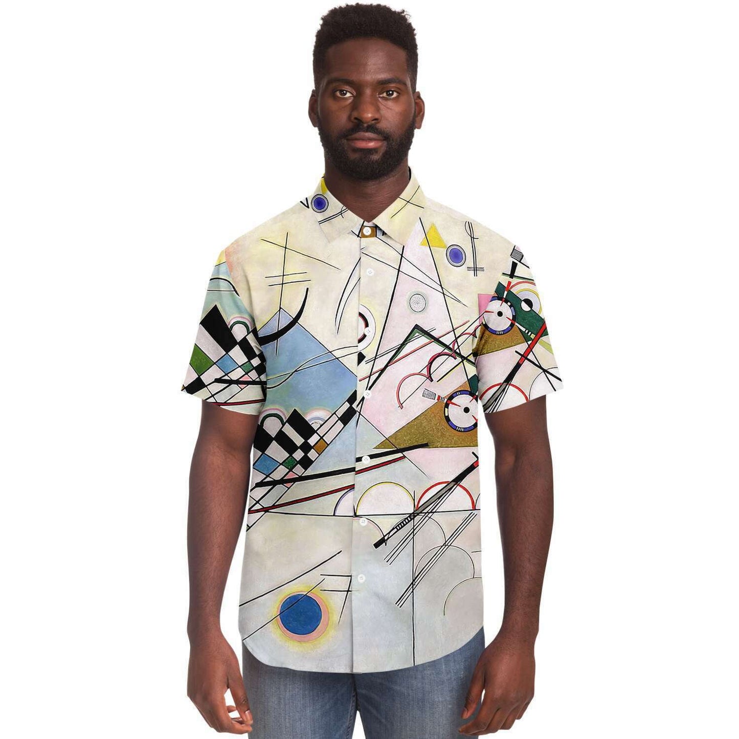 Wassily Kandinsky Composition 8 BUTTONED SHIRT
