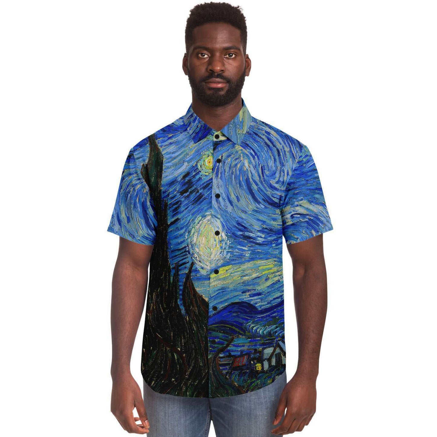 Vincent van Gogh The Starry Night BUTTONED SHIRT
