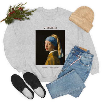 Vermeer Girl with a Pearl Earring  Sweatshirt