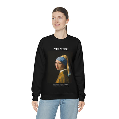 Vermeer Girl with a Pearl Earring  Sweatshirt