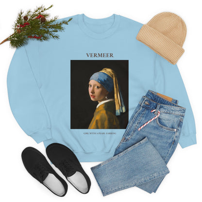 Vermeer Girl with a Pearl Earring  Sweatshirt