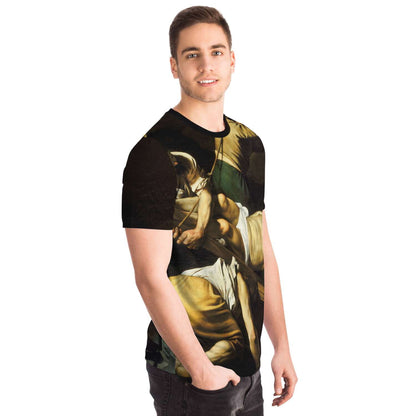 Crucifixion of St. Peter CARAVAGGIO t-shirt