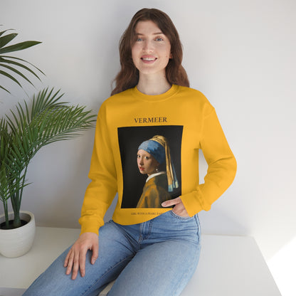 Vermeer Girl with a Pearl Earring  Sweatshirt