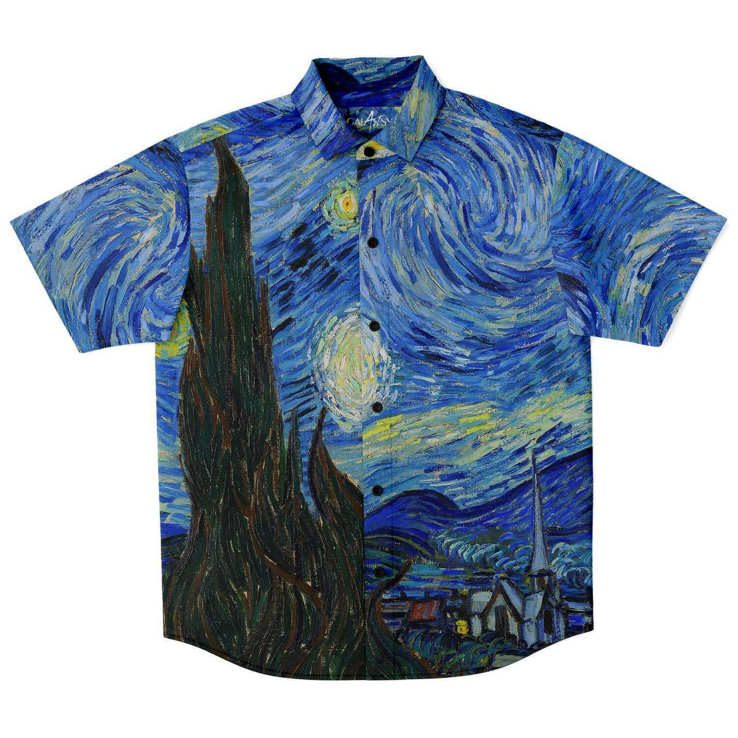 Vincent van Gogh The Starry Night BUTTONED SHIRT