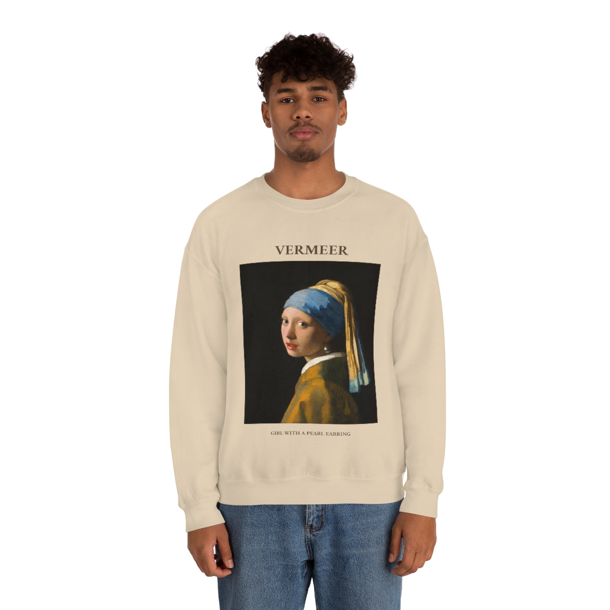 Vermeer Girl with a Pearl Earring  Sweatshirt