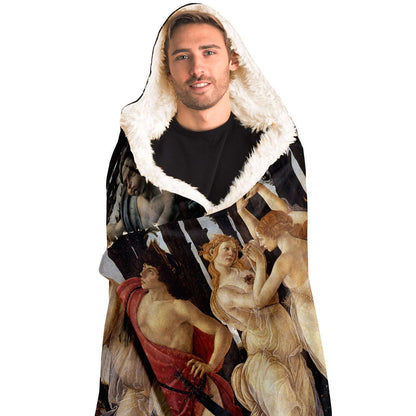 Botticelli Primavera Hooded Blanket