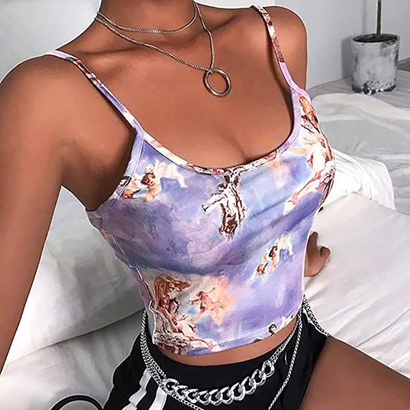 Renaissance Angels Crop Top