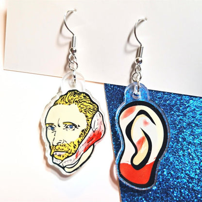 Van Gogh Acrylic Earrings