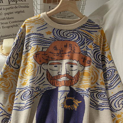 Van gogh Cartoon Sweater