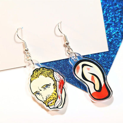 Van Gogh Acrylic Earrings