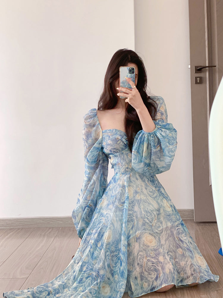 Starry Night Long fairy dress