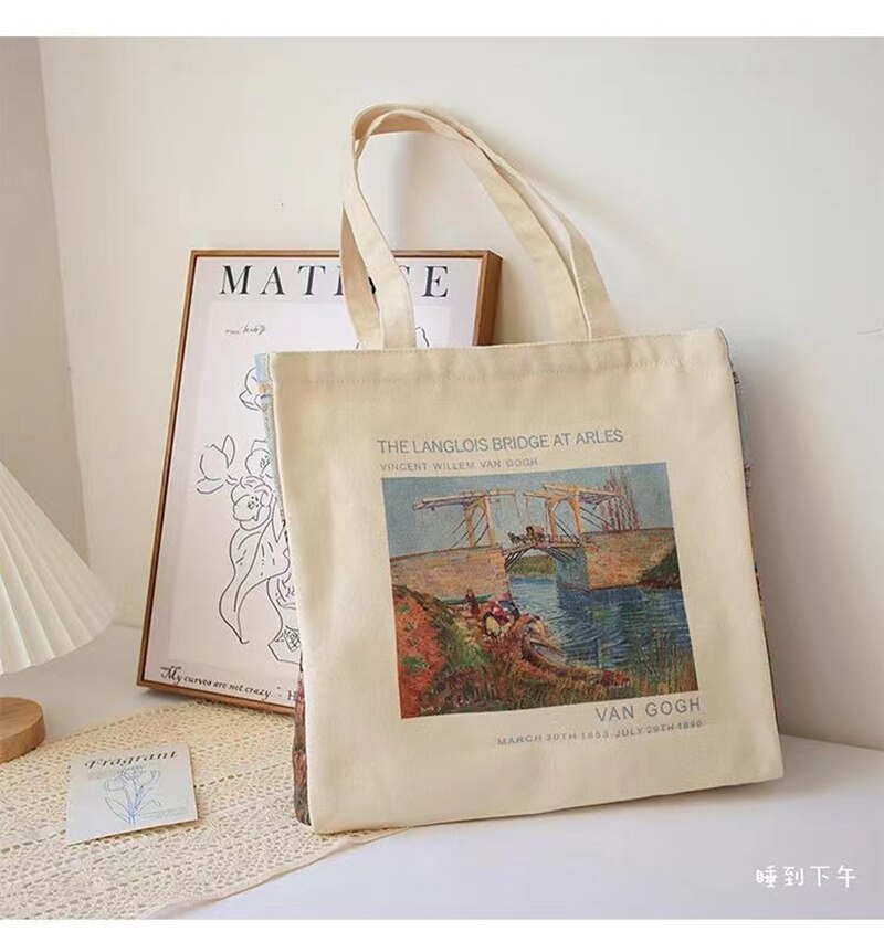 Van Gogh Artsy Tote bags