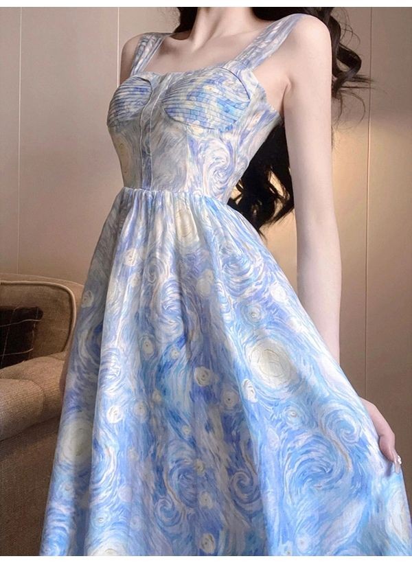 Starry Night Strap Dress