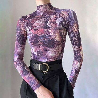 Primavera Botticelli inspired top