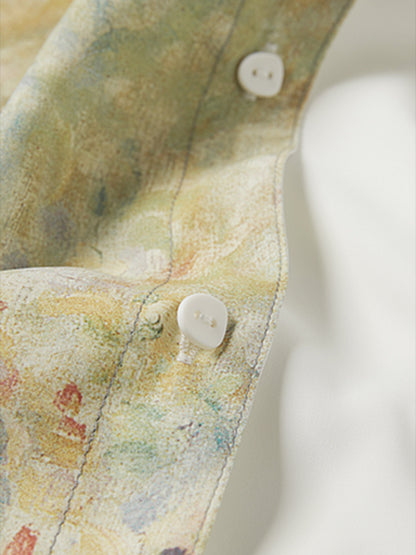 Impressionist landscape Button Shirt