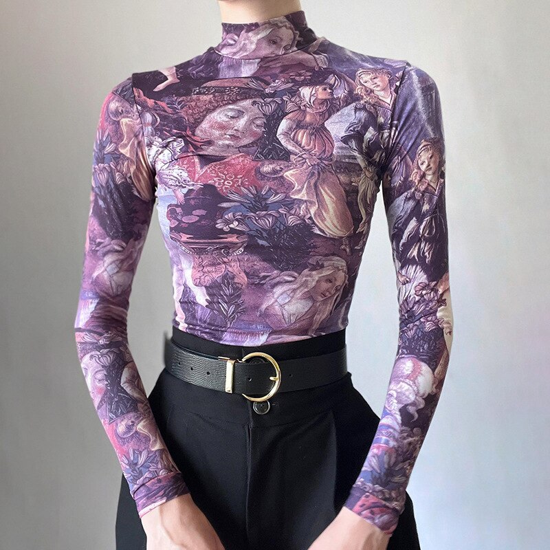 Primavera Botticelli inspired top