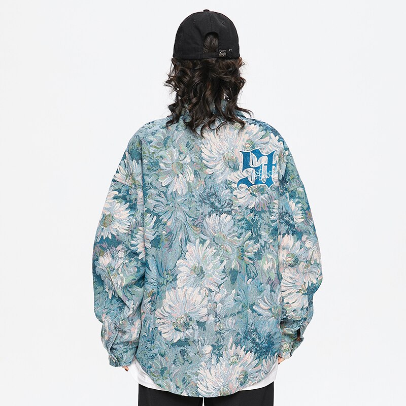 Van Gogh inspired Streetwear Gothic Jacket