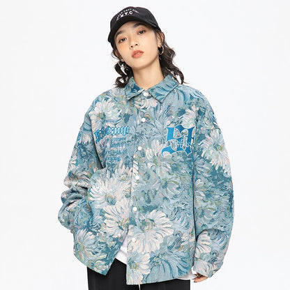 Van Gogh inspired Streetwear Gothic Jacket