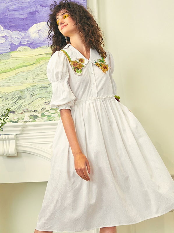 Van Gogh sunflowers Fairy dress