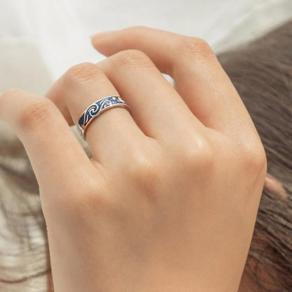 Van Gogh The Starry Night Couple Rings