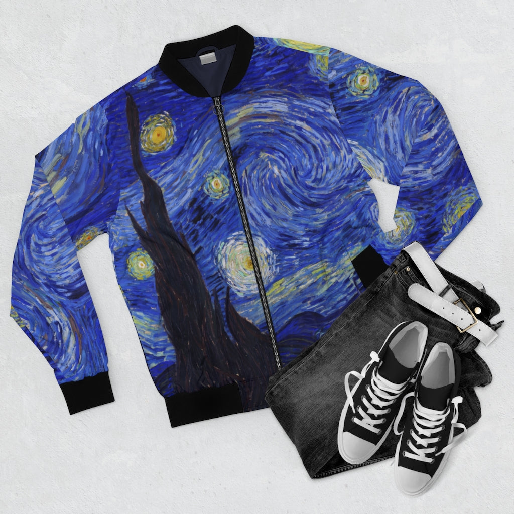 Starry Night Bomber Jacket