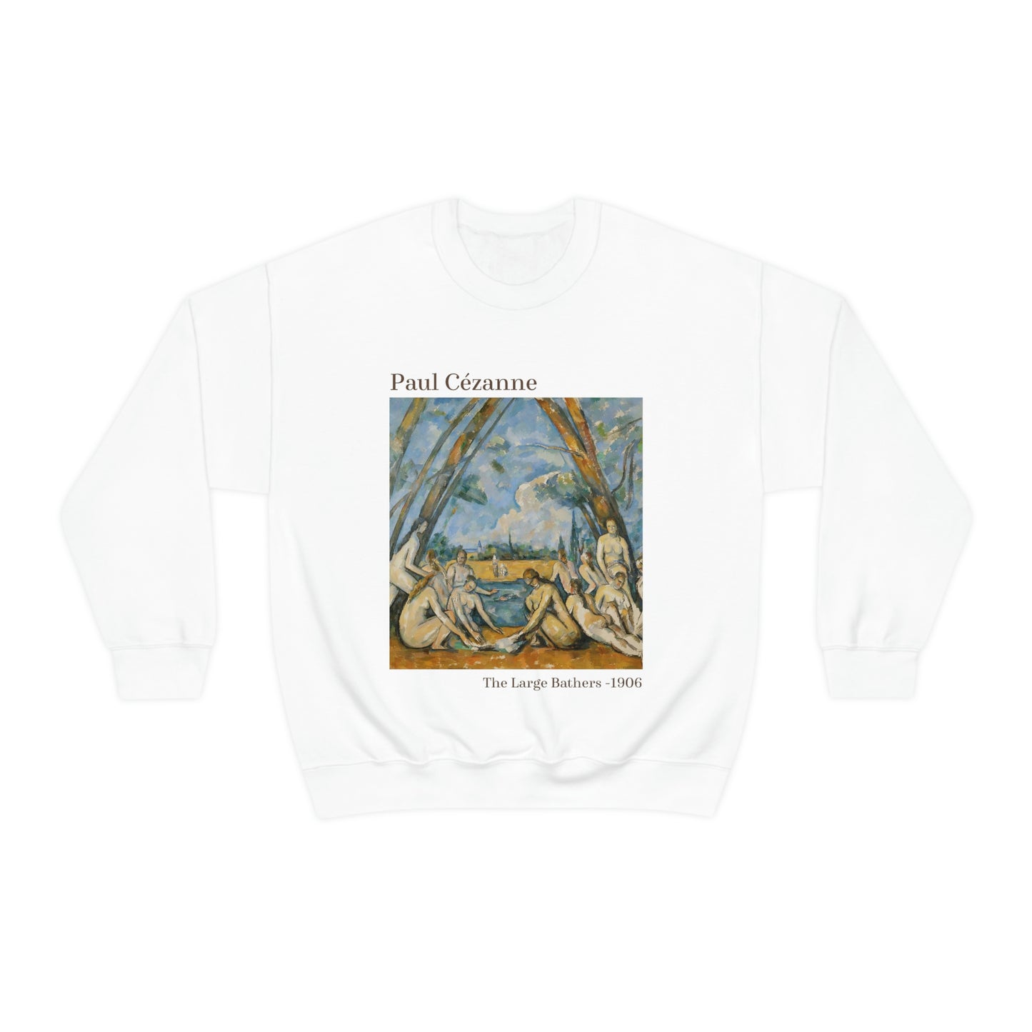 Paul Cézanne The Large Bathers Sweatshirt