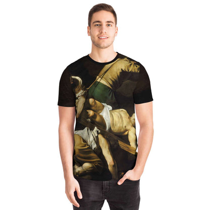 Crucifixion of St. Peter CARAVAGGIO t-shirt