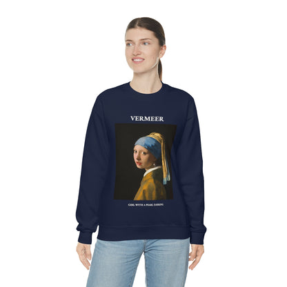 Vermeer Girl with a Pearl Earring  Sweatshirt