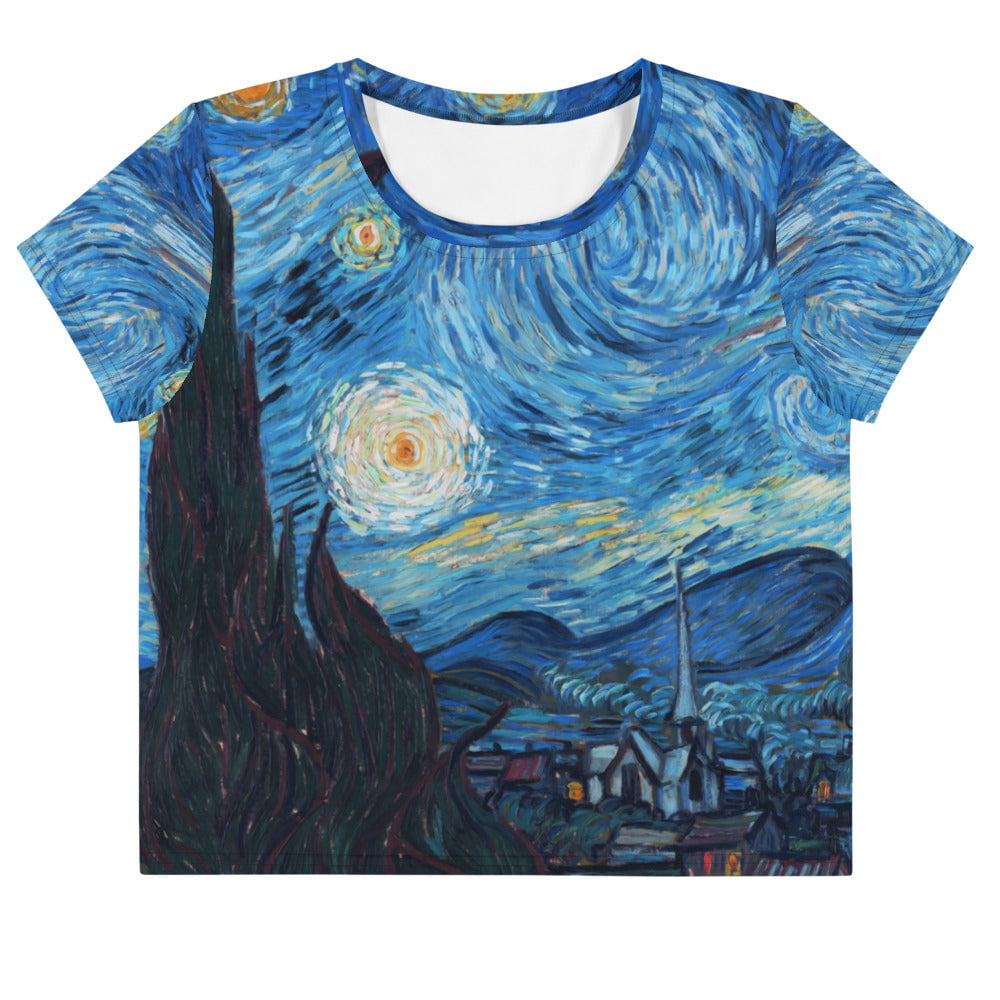 Van gogh Starry night Crop top