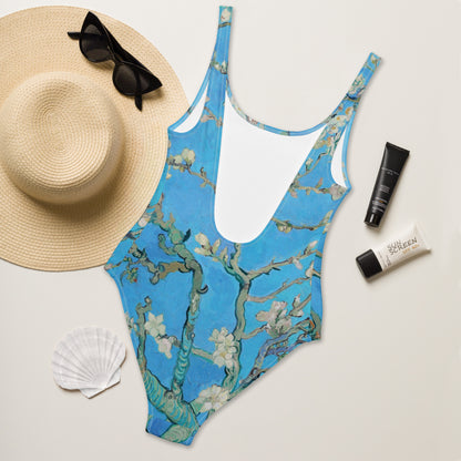 Van Gogh Almond Blossoms One-Piece Swimsuit