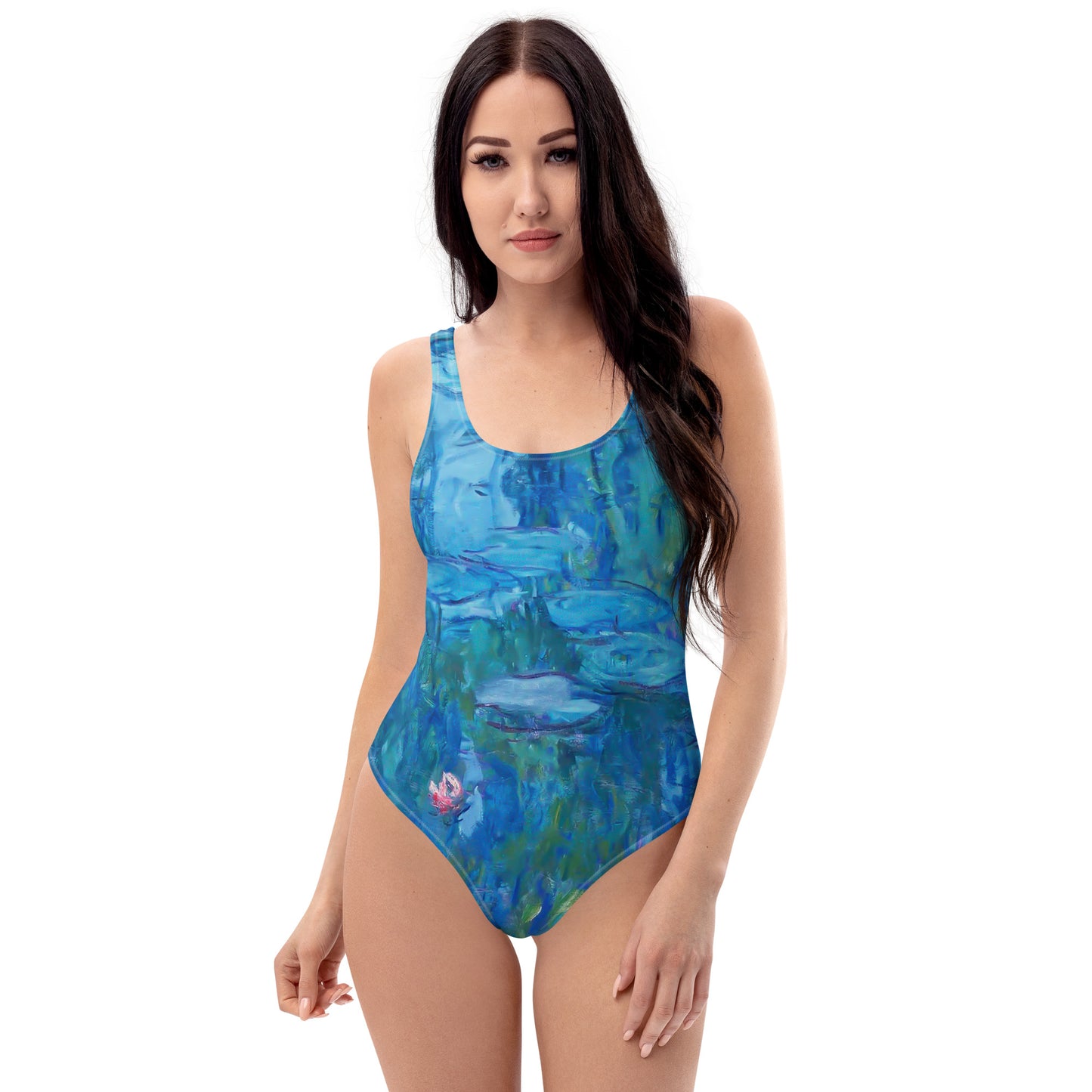 Claude Monet Water Lilies One-Piece Swimsuit