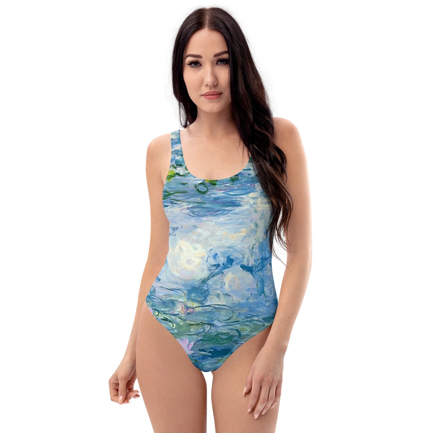 Claude Monet Water Lilies One-Piece Swimsuit